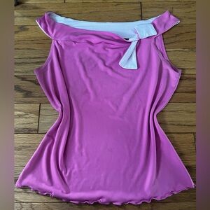 Purple off the shoulder top